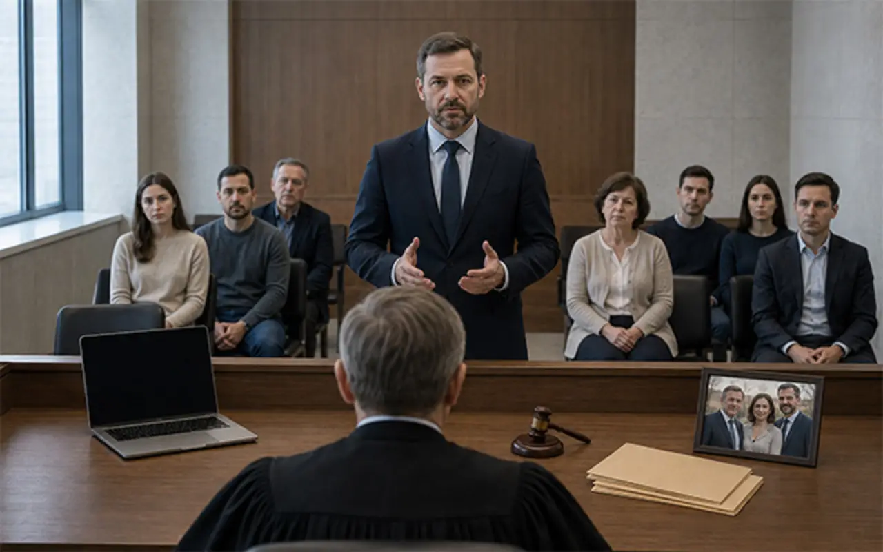 A judge received a warning because of an advocate